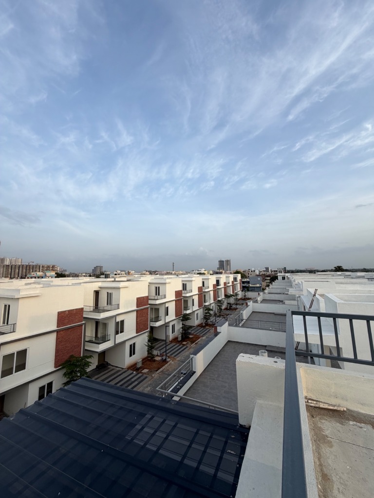 Flats for rent in Gachibowli Hyderabad — gated community skyline