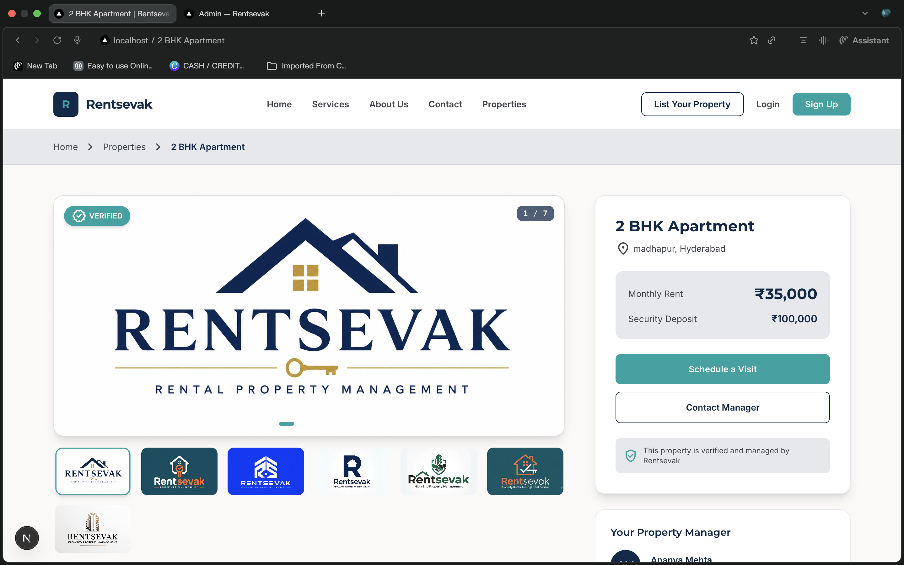 2 BHK Apartment